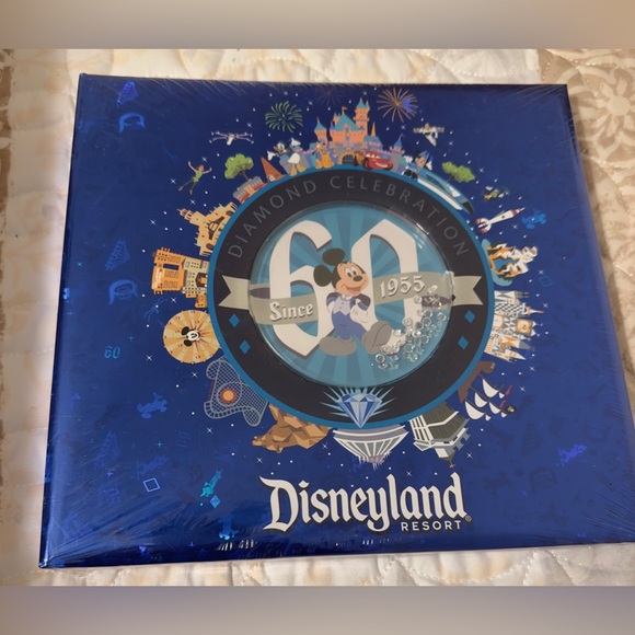 Disneyland 60th Anniversary Photo Album-Mickey Mouse-Still sealed pkg. NWTags - Picture 1 of 9